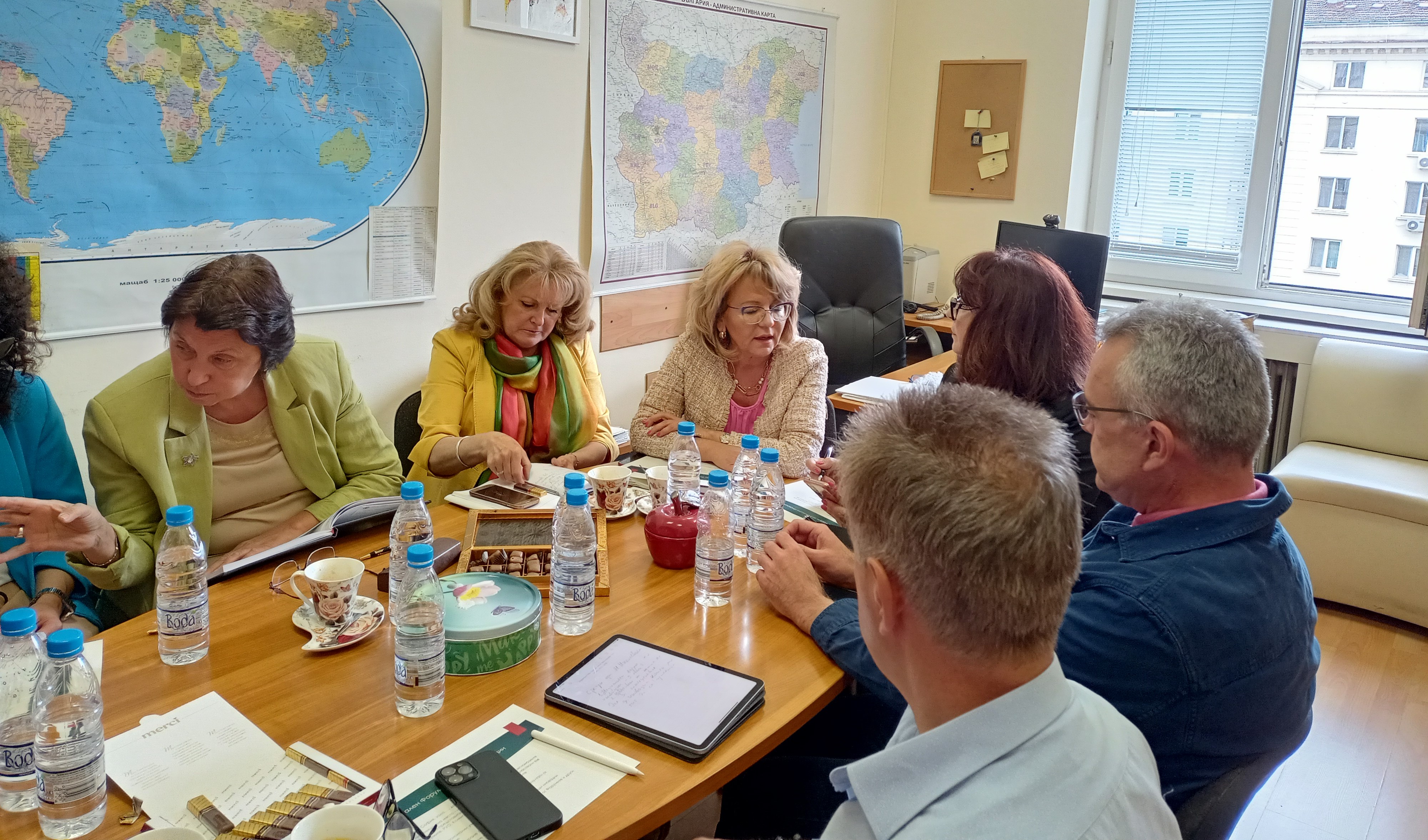 Learning school model presented at the Bulgarian Ministry of Education 