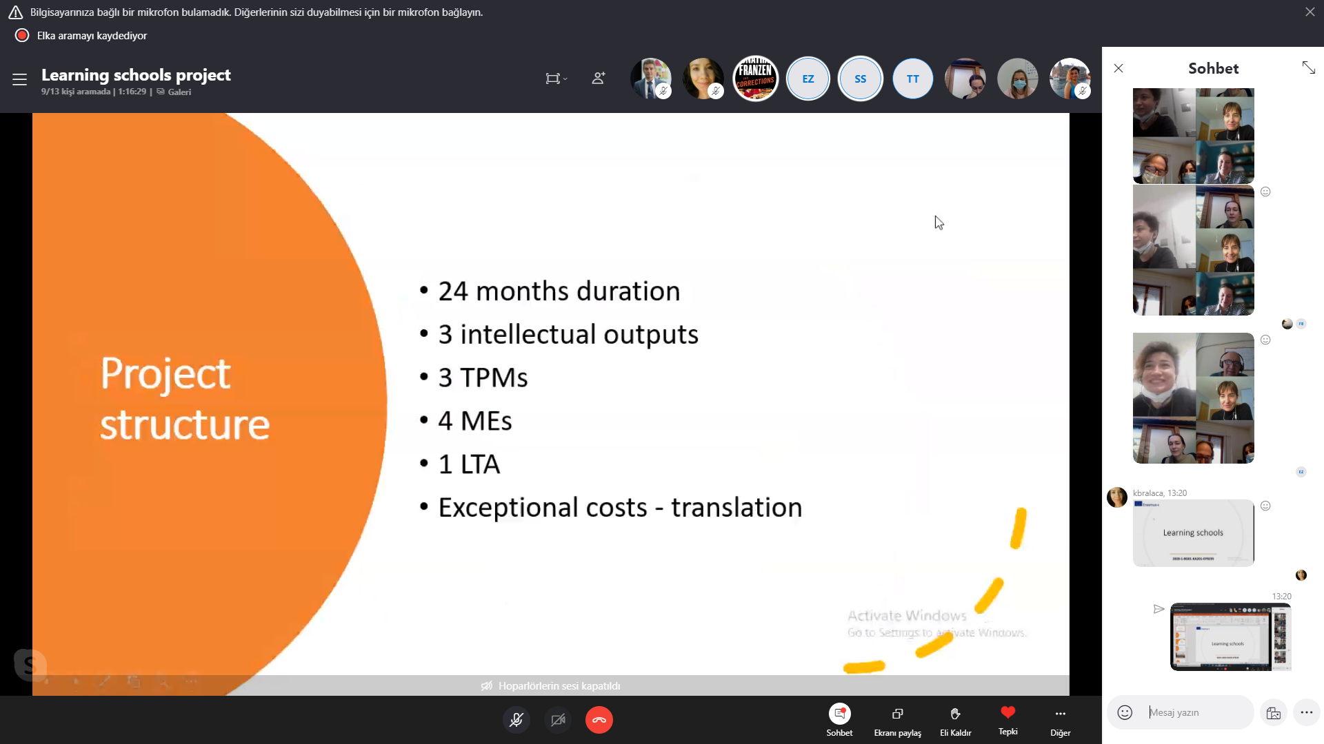 Learning schools kick-off meeting conducted online due to epidemic measures